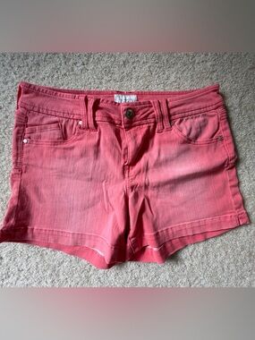 Celebrity Pink Coral Pink Denim Jean Shorts